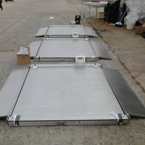 304不锈钢超低小地磅3T500g防水防腐不锈钢电子地磅带RS485通讯串