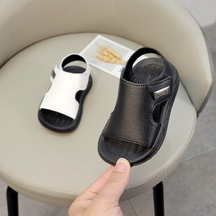 夏季宝宝凉鞋沙滩鞋0n-1-2-3岁儿童男学步鞋童防滑韩版软底鞋新款