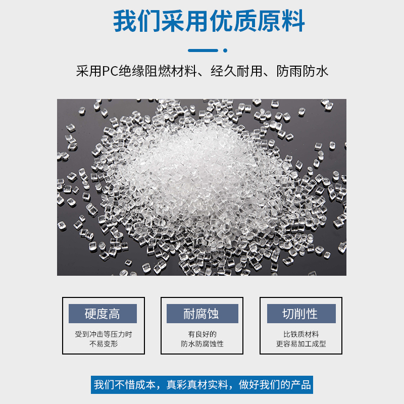4-36回路防水配电箱家用PC塑料电盒4P空气开关盒多相断路器布线箱