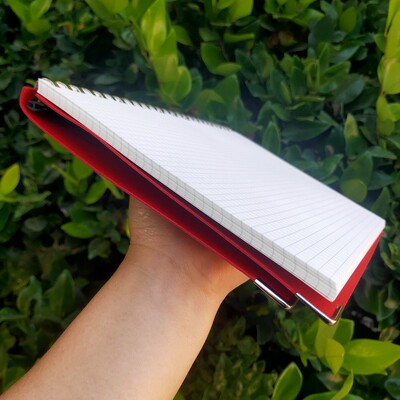 【蓝色】A4 A5k B5软面活页本可拆卸便携轻薄笔记本计划本理财办