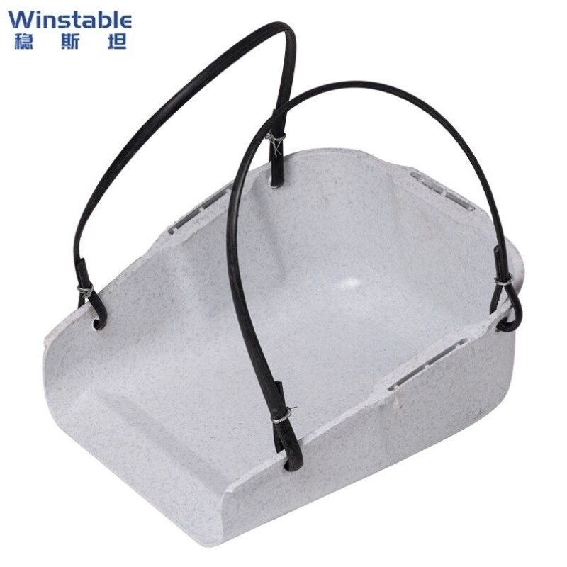 稳斯坦W620粪箕撮箕建筑用挑泥沙砖塑料簸箕塑料铲加厚农用挑土