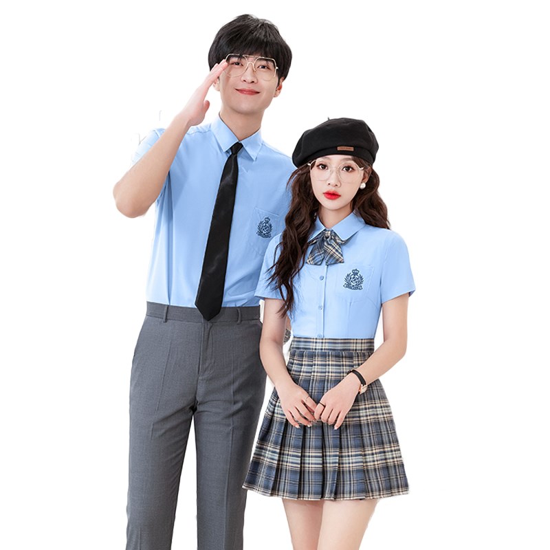 男女职业工装衬衫套装酒吧ktv网咖电竞馆桌球室服务员工作服衬衣