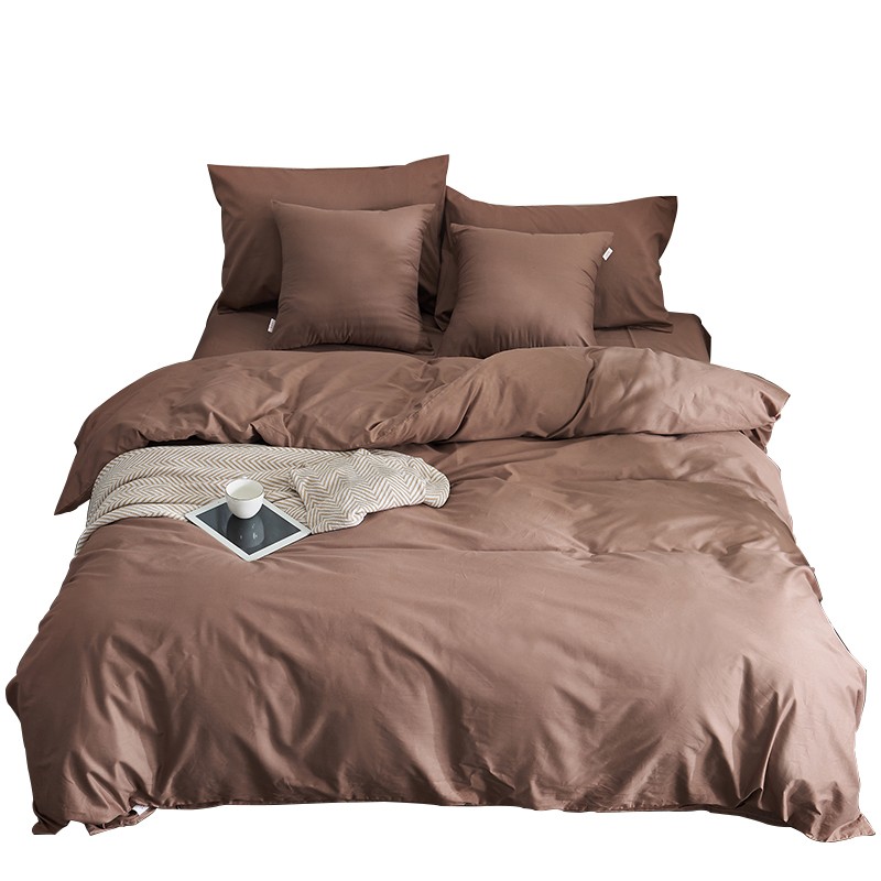 定做纯色被套单件全棉1.5m1.8米床日式简约纯棉布200x230双人被罩