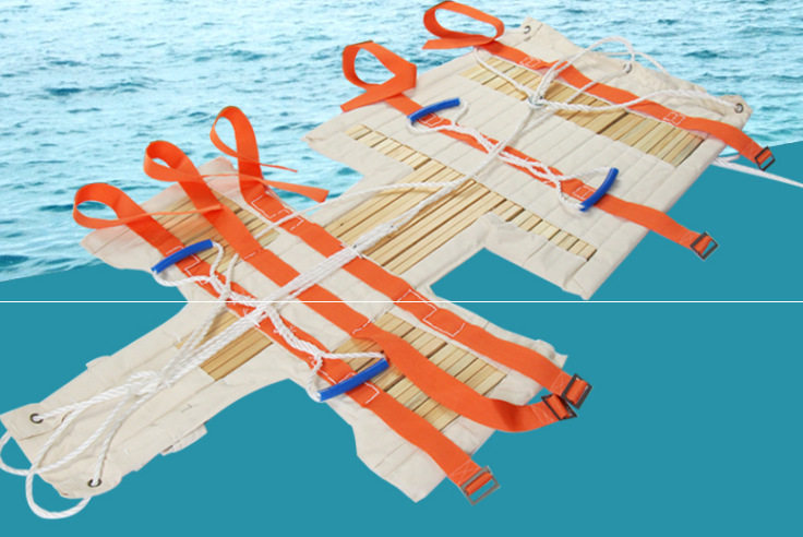 罗伯逊担架船舶折叠担架急救担架帆布简易便携救援船用担架