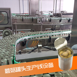 食用菌罐头生产线源头厂家定制款水果罐自动马口铁罐蘑菇加工设备