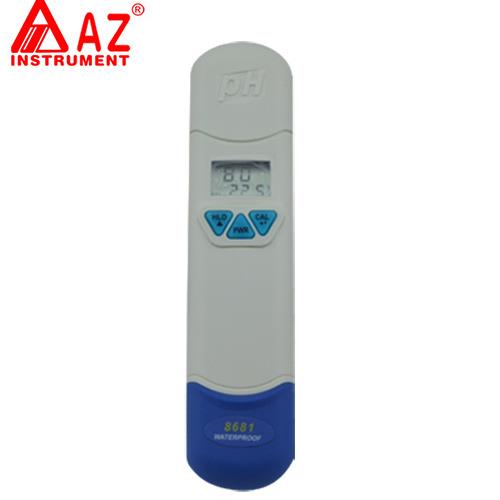 台湾 AZ8681ph测试笔 ph测试计 ph值测试仪 ph计酸度带温补