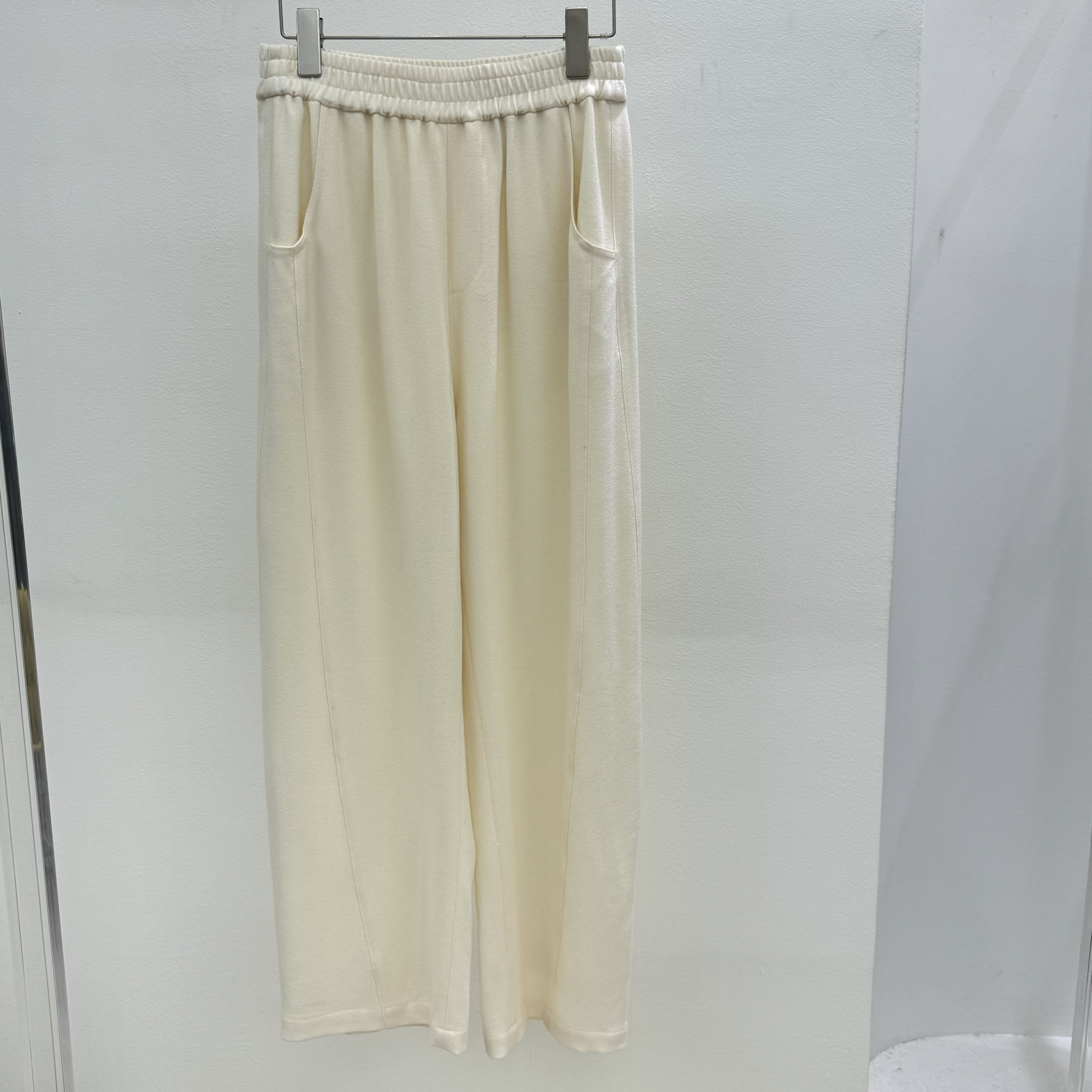 【1-24】4216极简风松紧腰抽绳弯刀裤女垂感阔腿裤显瘦休闲裤,女装/女士精品,休闲裤,淘宝优惠券,粉丝福利购,淘宝优惠卷