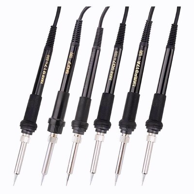 936焊台手柄可调恒温电烙铁手把3孔5孔5针6孔8针907烙铁笔A1321芯