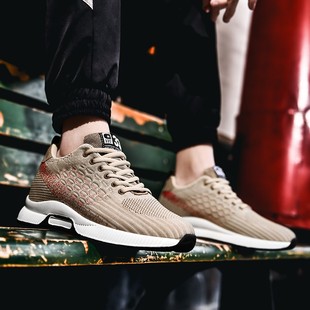 6cm夏季 透气网面运动鞋 增高鞋 7cm休闲潮流网鞋 男式 内增高男鞋