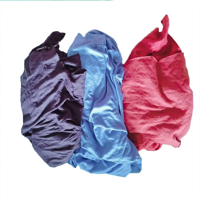 全棉擦机布纯棉杂色工业抹布废布碎布大块布料吸油吸水不掉毛包邮