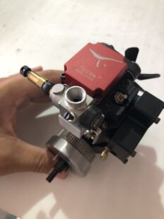 拓阳改化油器甲醇汽油发动机化油器改底座固定座中阳改装配件