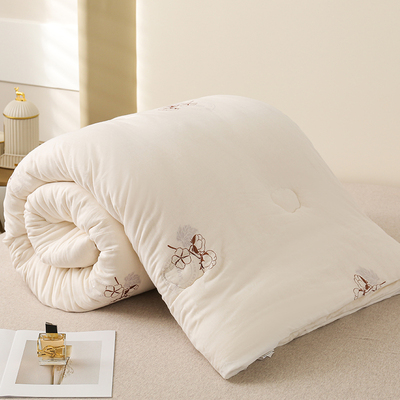 新疆纯棉花被子冬被加厚保暖冬季棉被春秋棉絮10斤8全棉被芯单人6