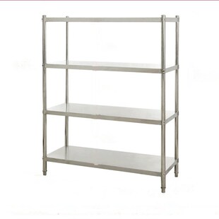 304不锈钢厨房微波炉置物架落地4多层放锅架子烤箱储物收纳架订做