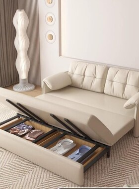 可折叠伸缩网红款沙发床多功能坐卧两用小户型客厅阳台科技布沙发