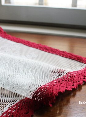 订做田园成品咖啡布艺纯白色蕾丝纱半帘飘窗帘韩式帘门半短帘BL71