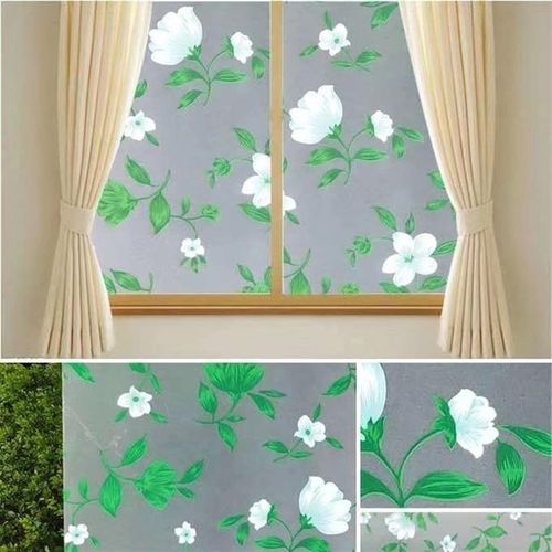 窗花纸窗贴磨砂贴纸卫生间透光不透明浴室玻璃纸遮光窗户自粘贴膜