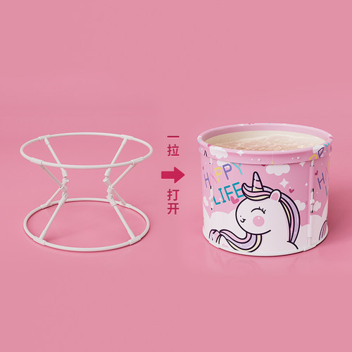 儿童泡澡桶婴儿游泳桶家用宝宝洗澡桶可坐可折叠浴桶新生儿沐浴桶