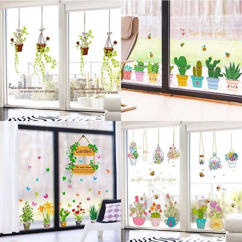 免胶静电磨砂玻璃贴膜窗户贴纸 遮光小清新卧室透光不透明门窗。