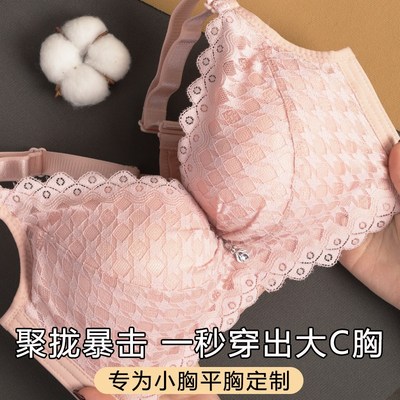 内衣聚拢小胸显大胸罩女加厚显胸大平胸专用超厚12cm聚拢10cm8cm
