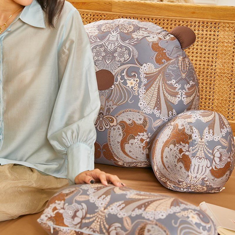 阳春小镇床头靠垫大靠背软包腰靠抱枕沙发飘窗床上看书儿童可拆洗