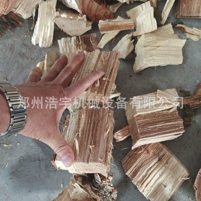 浩宇机械木材破大块机器硅厂燃烧用产量大自动进料鼓式木头切片