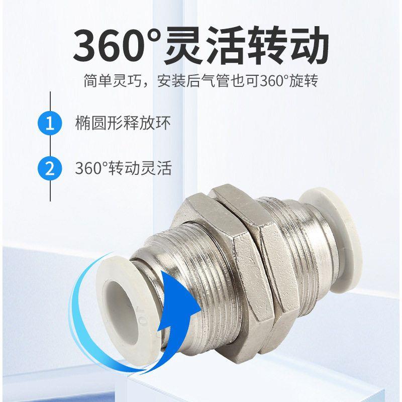 精品白色PM隔板直通68101