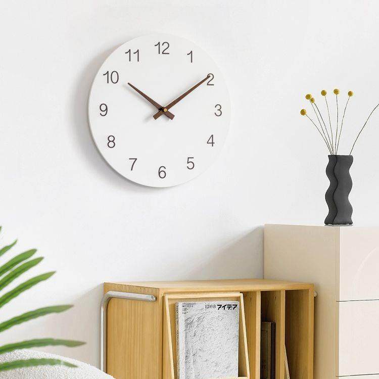 钟表挂钟客厅创意简时时钟挂墙家静用卧约室厂家直供音挂尚表直销