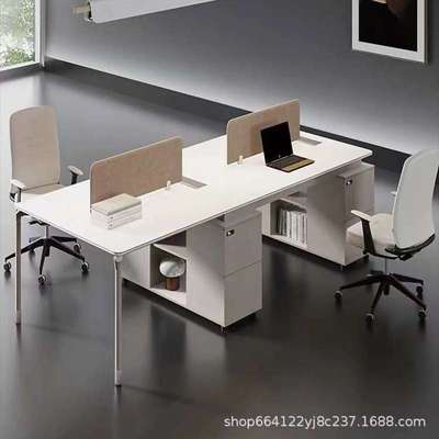 员工办公桌职员桌工位组合简约现代时尚高端设计师2 4 6人位