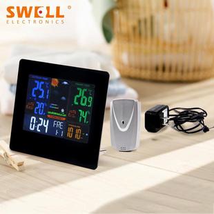 创报意时尚 LCD闹电S8002PS子时钟气象天气预投钟影钟多功能厂家