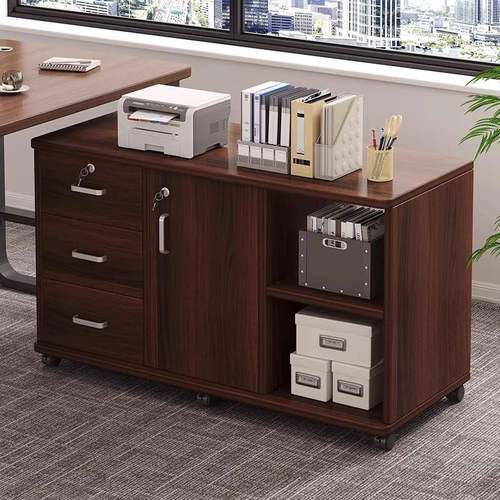 办公室文物件矮柜OSM桌下收物纳柜办公柜置边柜抽屉柜木质带锁柜