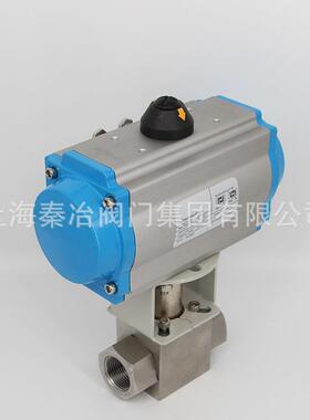 Q6动11F-32YRZ0P不锈钢高压丝扣气动阀螺内纹气高压球阀DN2球5