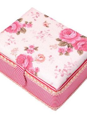 家用布艺成针线盒收纳盒日D韩风IY品缝TWQ补针线包工具空盒现货厂