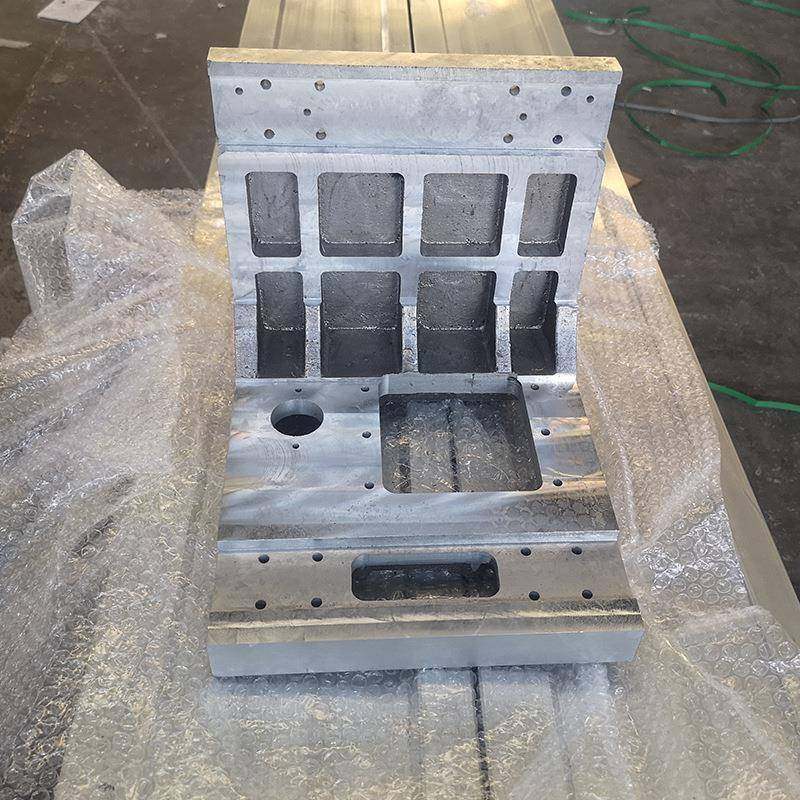 厂定制铝材铸家激光切割VOZ机横梁底座配套铝加型工件