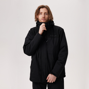 Free 三合一夹棉拼接夹克外套 Country男士