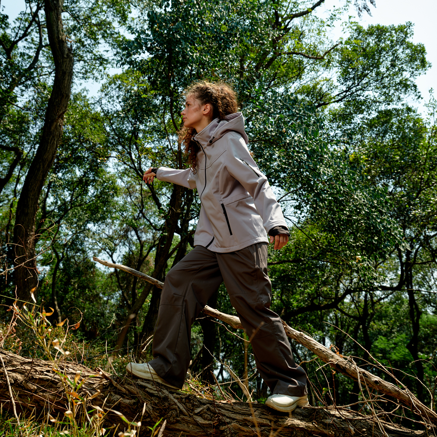 Free Country女士防风防泼水户外徒步旅游登山软壳外套夹克