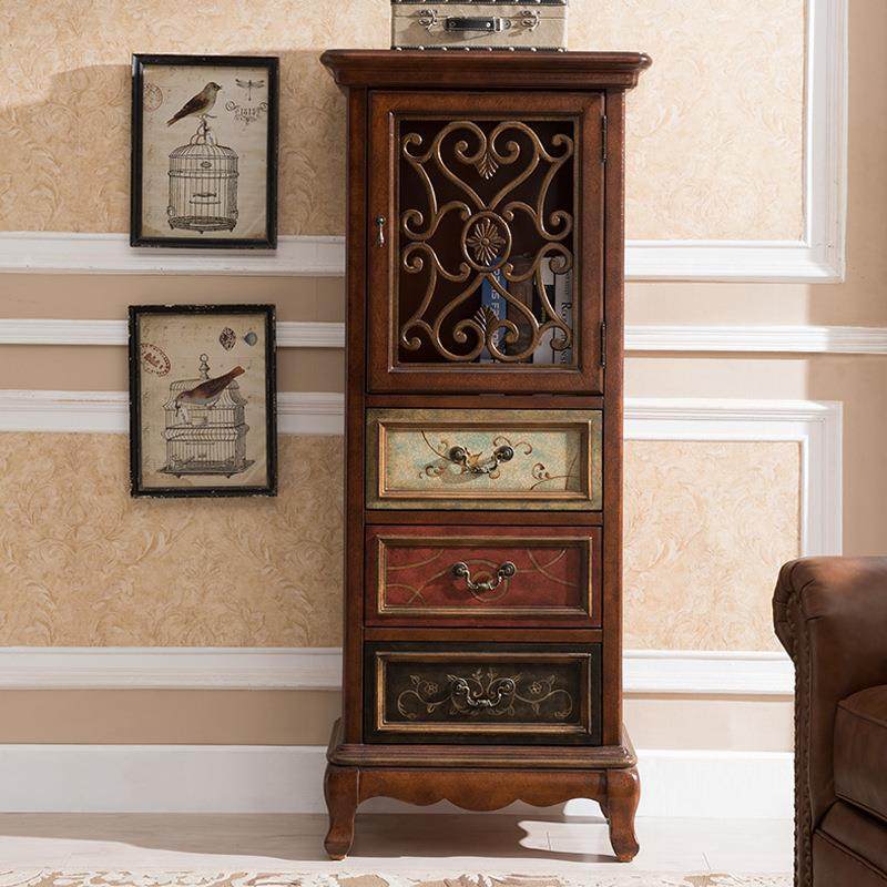 欧式实木斗柜美式立柜高柜子带门抽屉柜子玄关柜复古电视边柜酒柜,电子元器件市场,其它元器件,淘宝优惠券,粉丝福利购,淘宝优惠卷