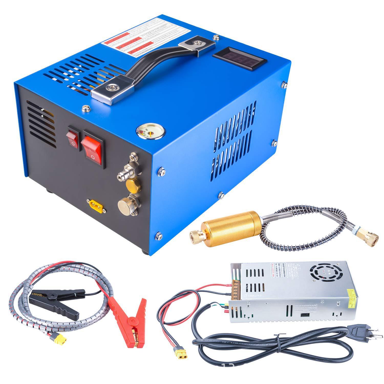 跨境高压车载打气机0mpa户外潜水12V/110V/220V充气泵4500pis