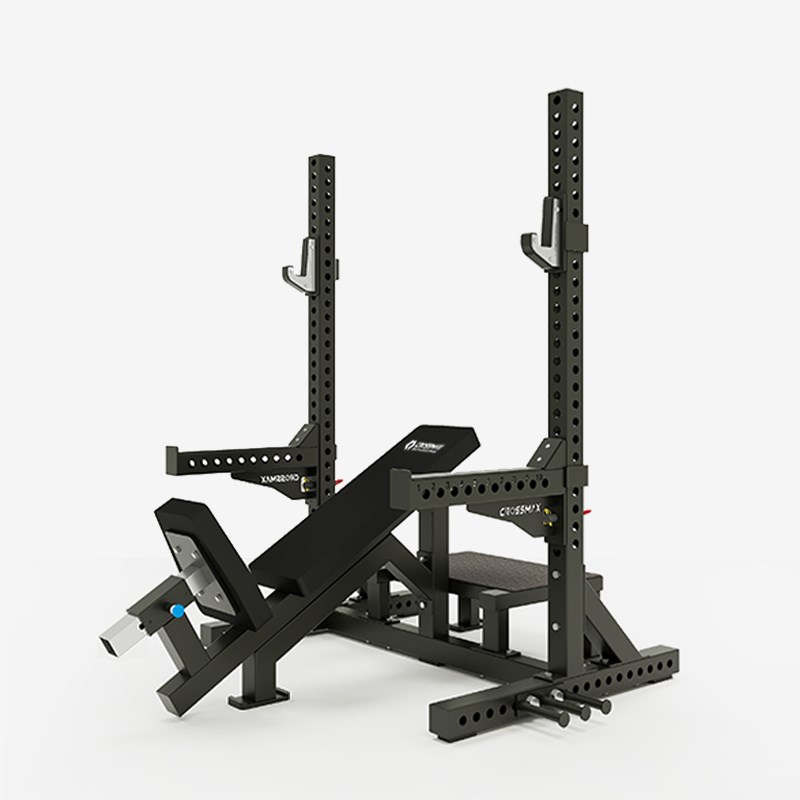 多功能举重床上斜推胸卧推架力量举深蹲架一体杠铃保护架家用健身