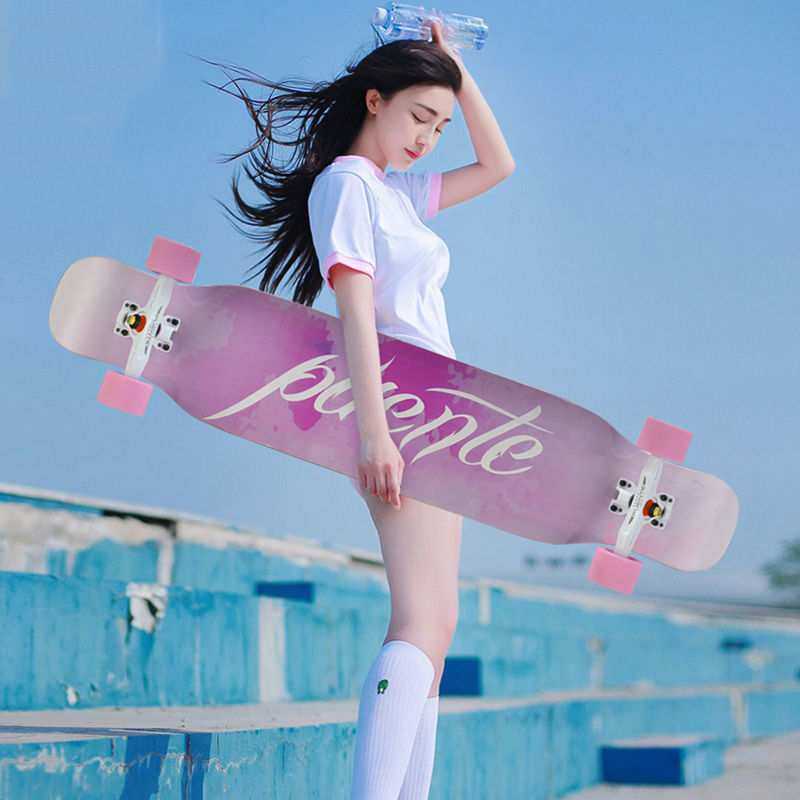 滑板长板初学者女生成年男儿童青少年成人专业双翘刷街四轮滑板车