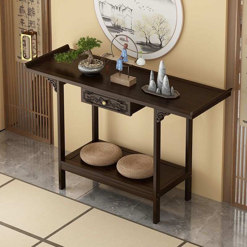 新中式供桌现代简约玄关桌条案桌长条香案家用财神中堂台香火桌子