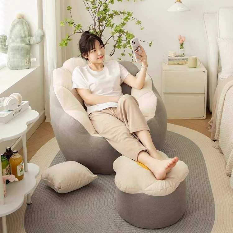 懒人沙发可睡可躺单人豆袋小沙发卧室阳台休闲椅网红花瓣儿童沙发,农机/农具/农膜,其它农用工具,淘宝优惠券,粉丝福利购,淘宝优惠卷
