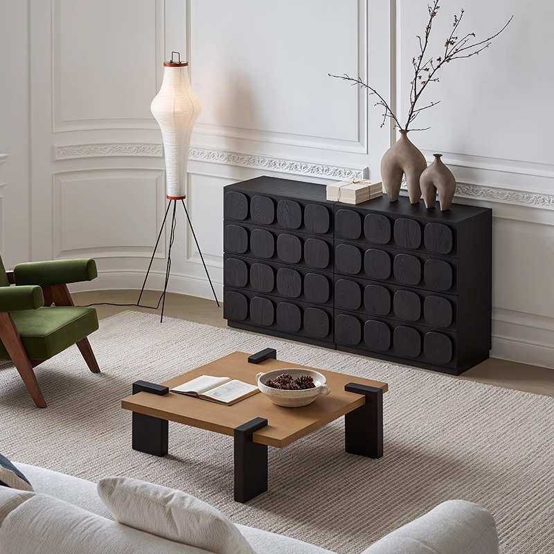 实木床头柜卡门柜复古中古黑色小型高级轻奢简约抽屉柜收纳组合柜,农机/农具/农膜,其它农用工具,淘宝优惠券,粉丝福利购,淘宝优惠卷