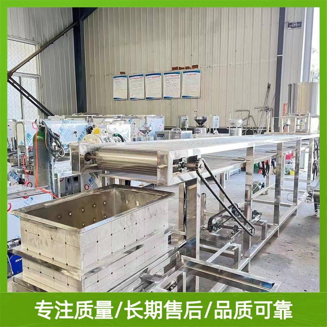 小型豆腐皮机占地面积小 气压双扒豆腐皮机产量高 1人操作