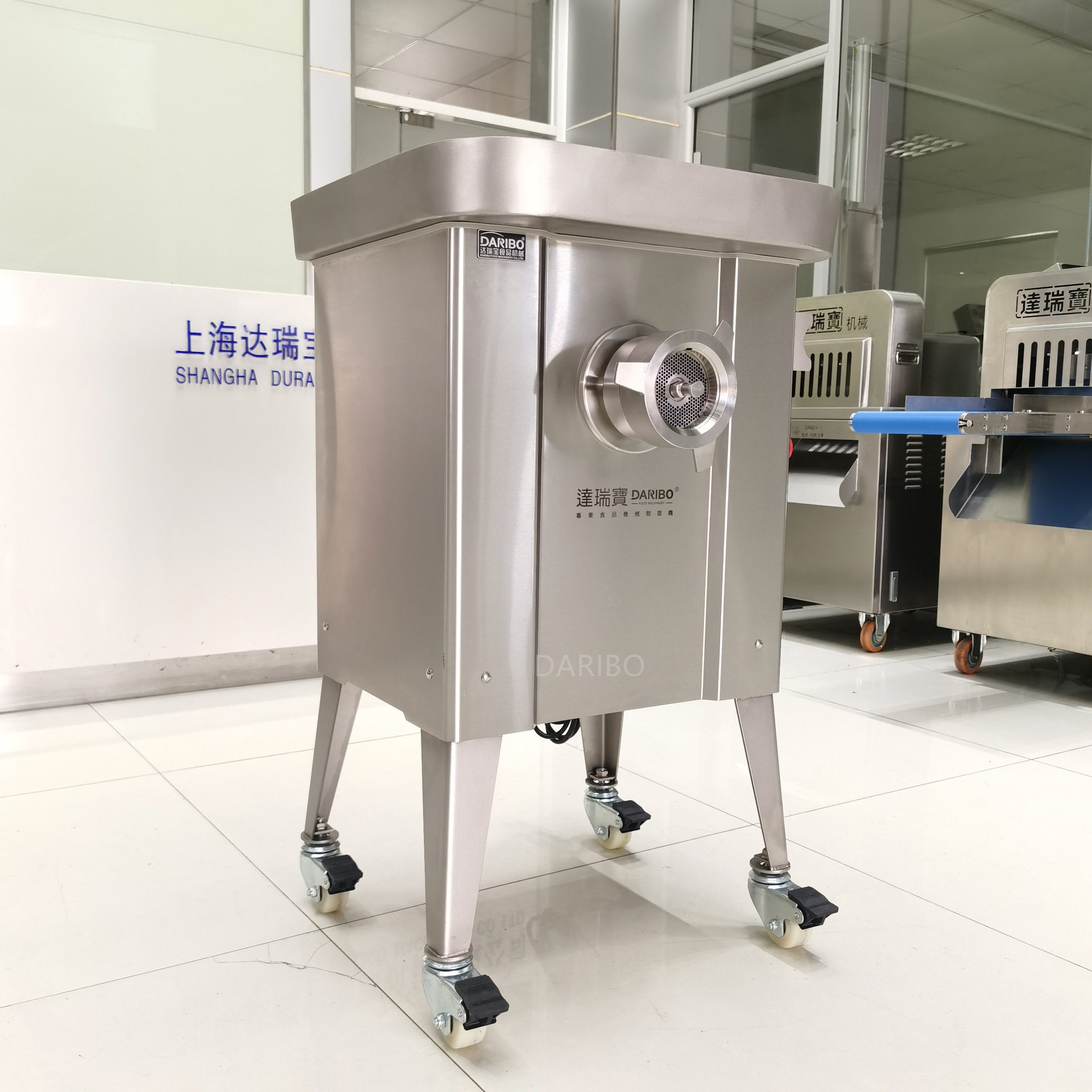 Y熟香芋零下8度微冻肉绞肉机商用自动不锈钢材质绞肉机32型绞肉