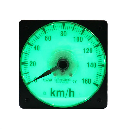 KDSI供应指针式毫安直流电流表LS-110DC4-20mA160km/h绿光