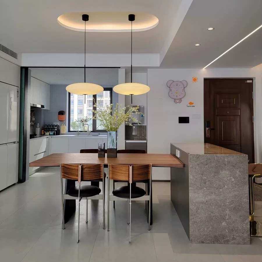 北欧现代实木餐桌长方形设计师办公桌电脑桌简约家用饭桌客厅书桌