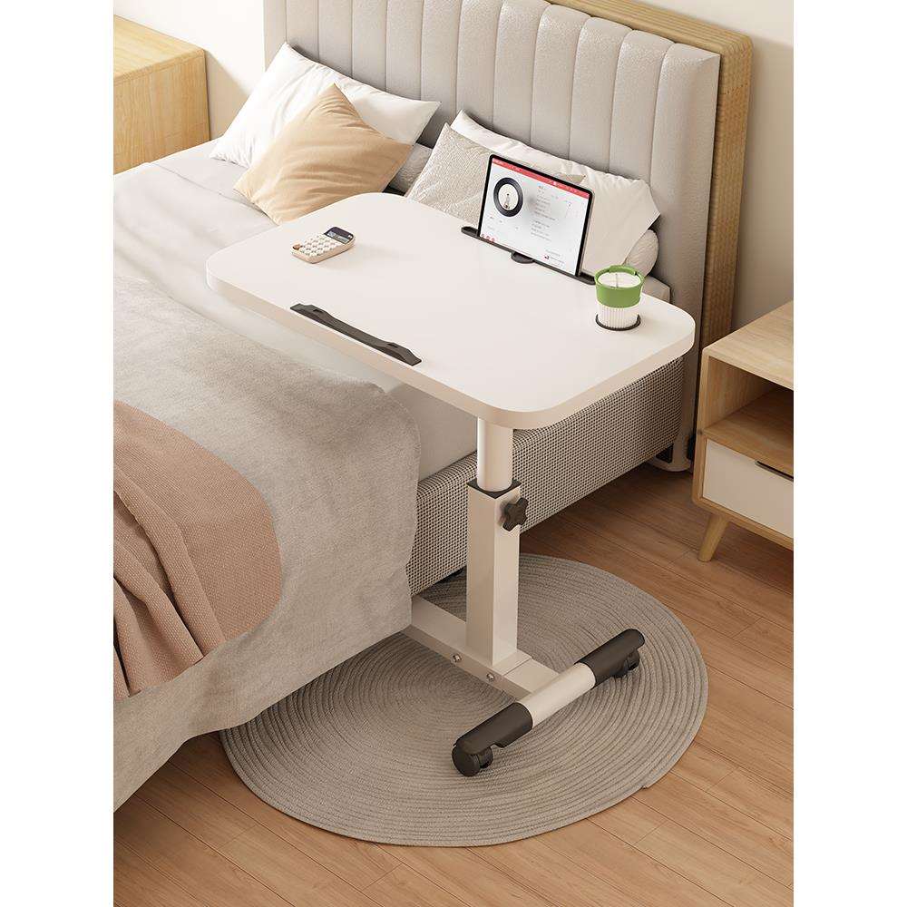 床边桌可移动床上电脑桌卧室桌子升降书桌家用笔记本学习折叠桌谚