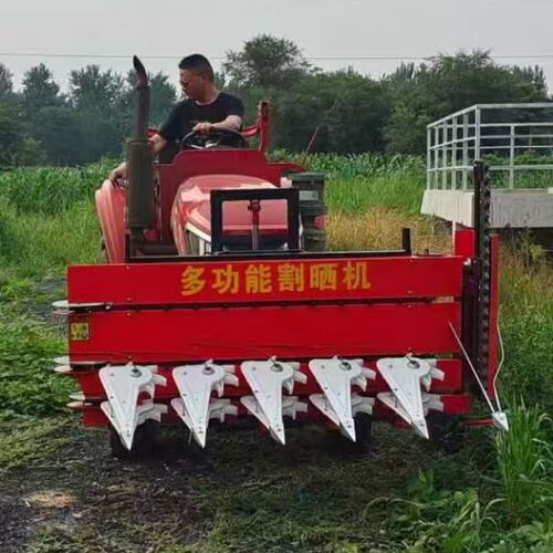热销爆款宽度可选收割机自走式割晒机辣椒秸秆收割机厂家直销