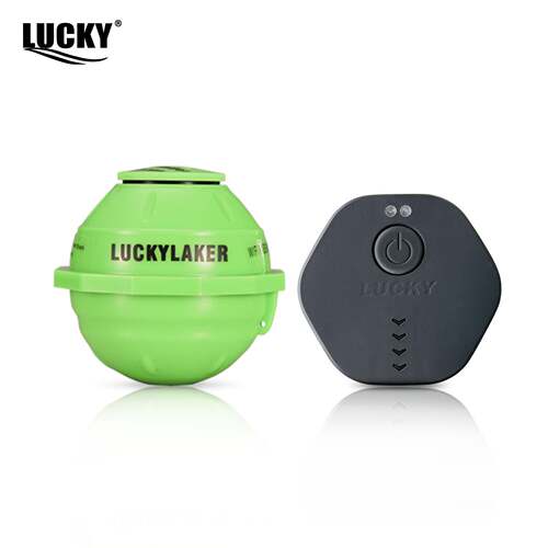 跨境热卖乐琦LUCKY探鱼器无线声纳探鱼器WIFI探鱼器智能钓鱼器
