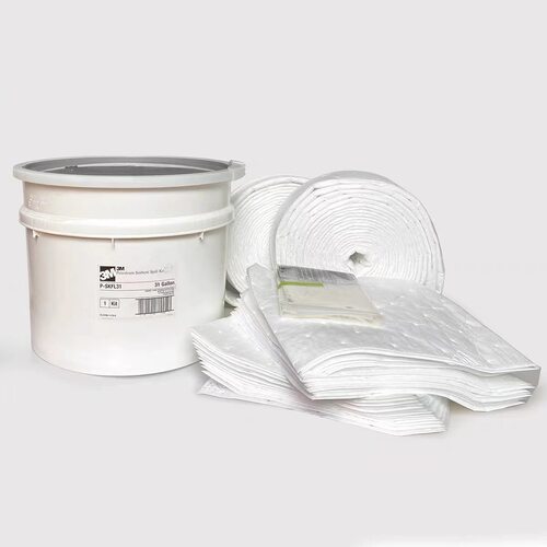 3M P-SKFL31油泄露应急处理桶含吸油棉抗油桶防静电吸油处理袋